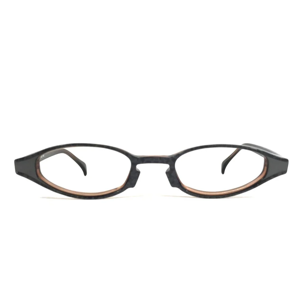 ogi Petite Eyeglasses Frames MOD. A7053 COL. 172 Brown Gray Oval 44-20-140